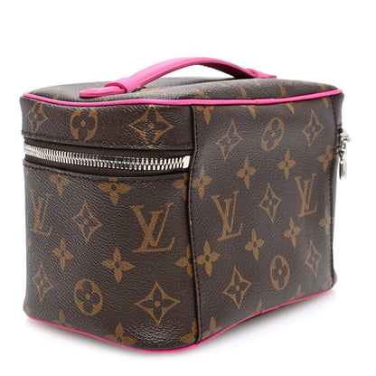 Louis Vuitton Monogram Macassar Nice Mini Fuchsia 3 of 6