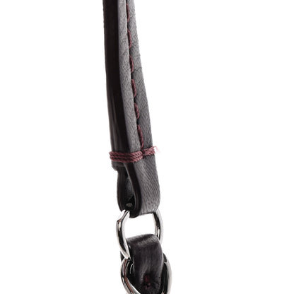 Chanel Lambskin Quilted Jumbo Coco Loop Flap Burgundy 13 of 14