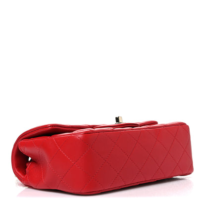 Chanel Lambskin Quilted Mini Rectangular Flap Red 4 of 11