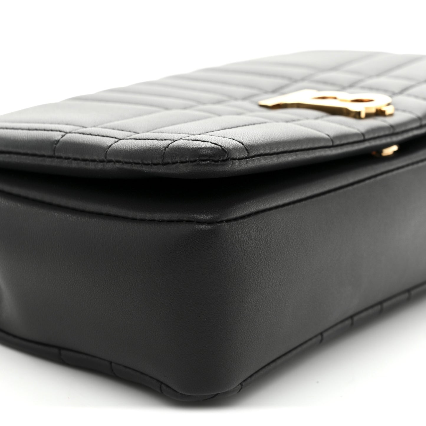 Lambskin Quilted Small Lola Bag Black