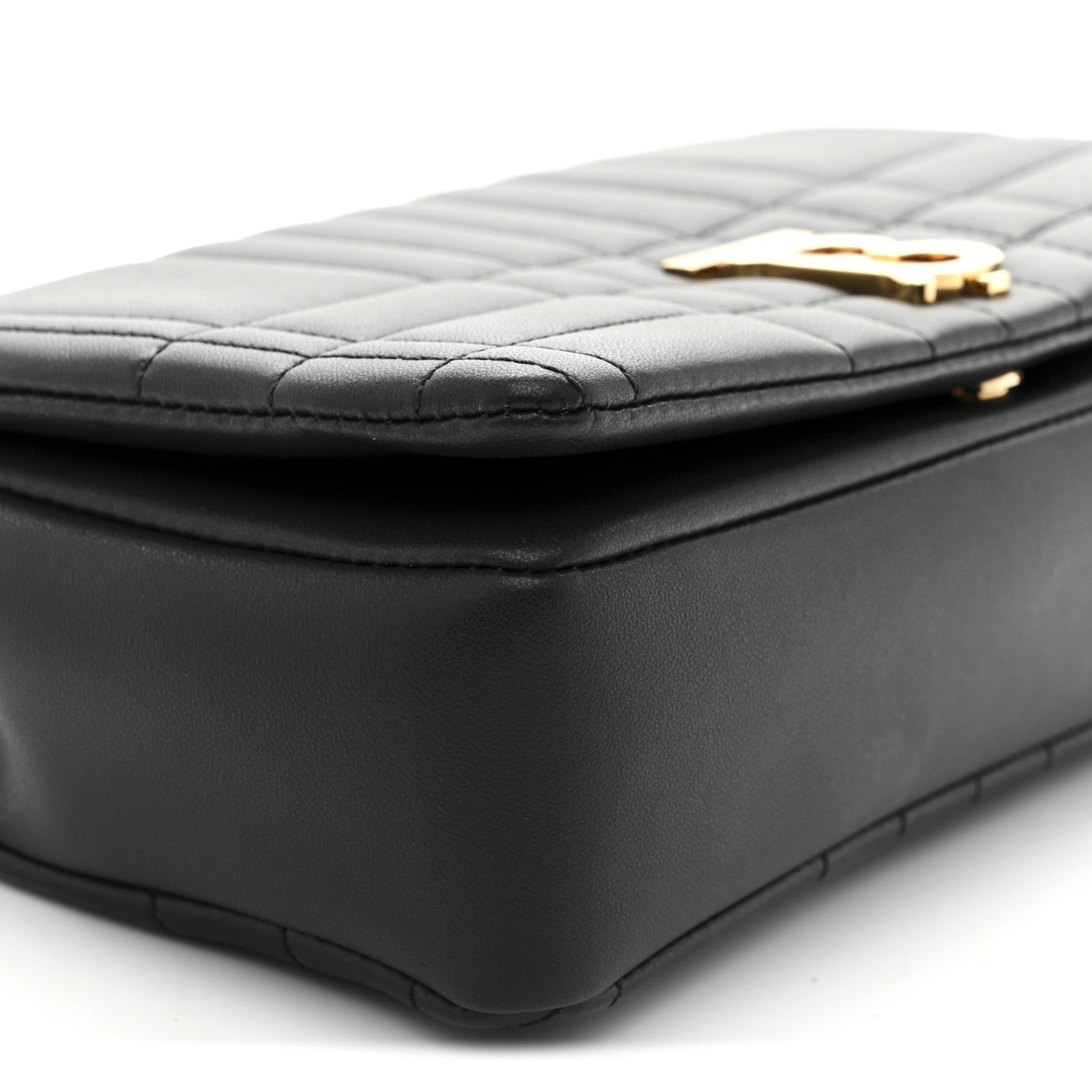 Burberry Lambskin Quilted Small Lola Bag Black 9 of 10