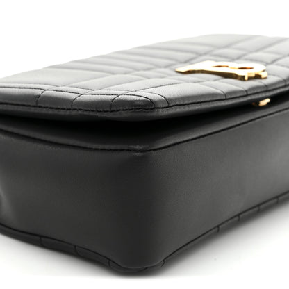 Burberry Lambskin Quilted Small Lola Bag Black 9 of 10