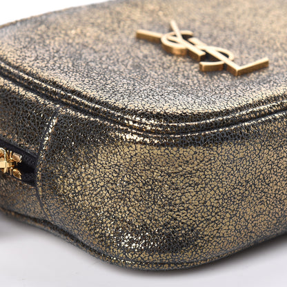 Saint Laurent Lame Nappa Star 3D Monogram Blogger Bag Moss 7 of 10
