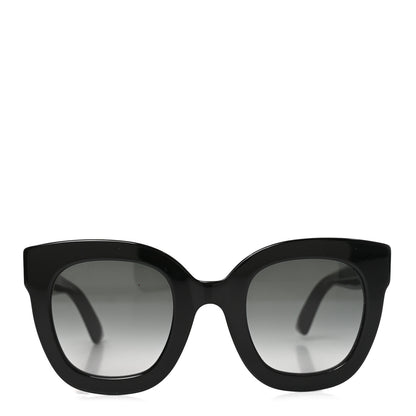 Gucci Round Frame Star Sunglasses GG0208S Black 2 of 7