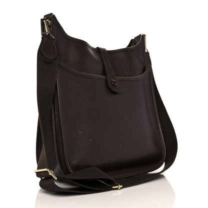 Hermes Epsom Evelyne III GM Chocolate 2 of 7