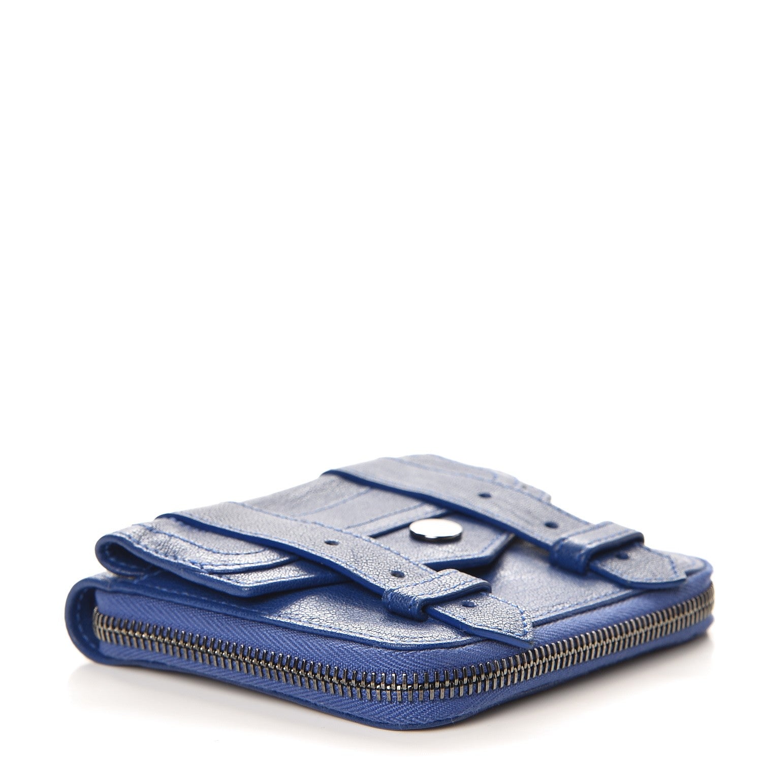 Proenza Schouler Lambskin PS1 Small Zip Wallet Royal Blue 4 of 7