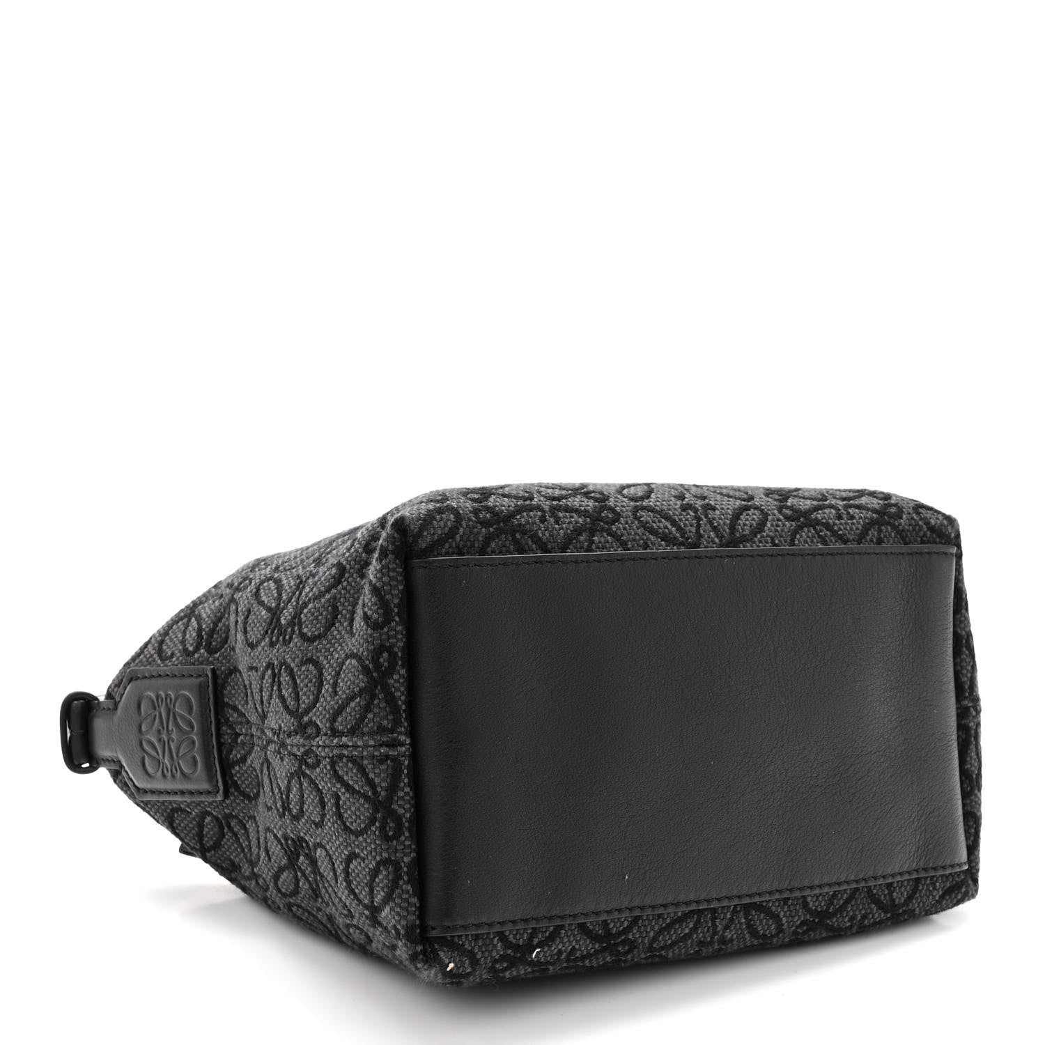 Loewe Jacquard Anagram Calfskin Small Cubi Bag Anthracite Black 4 of 9