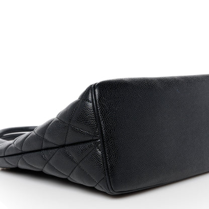 Chanel Caviar Quilted Medallion Tote Black 9 of 10