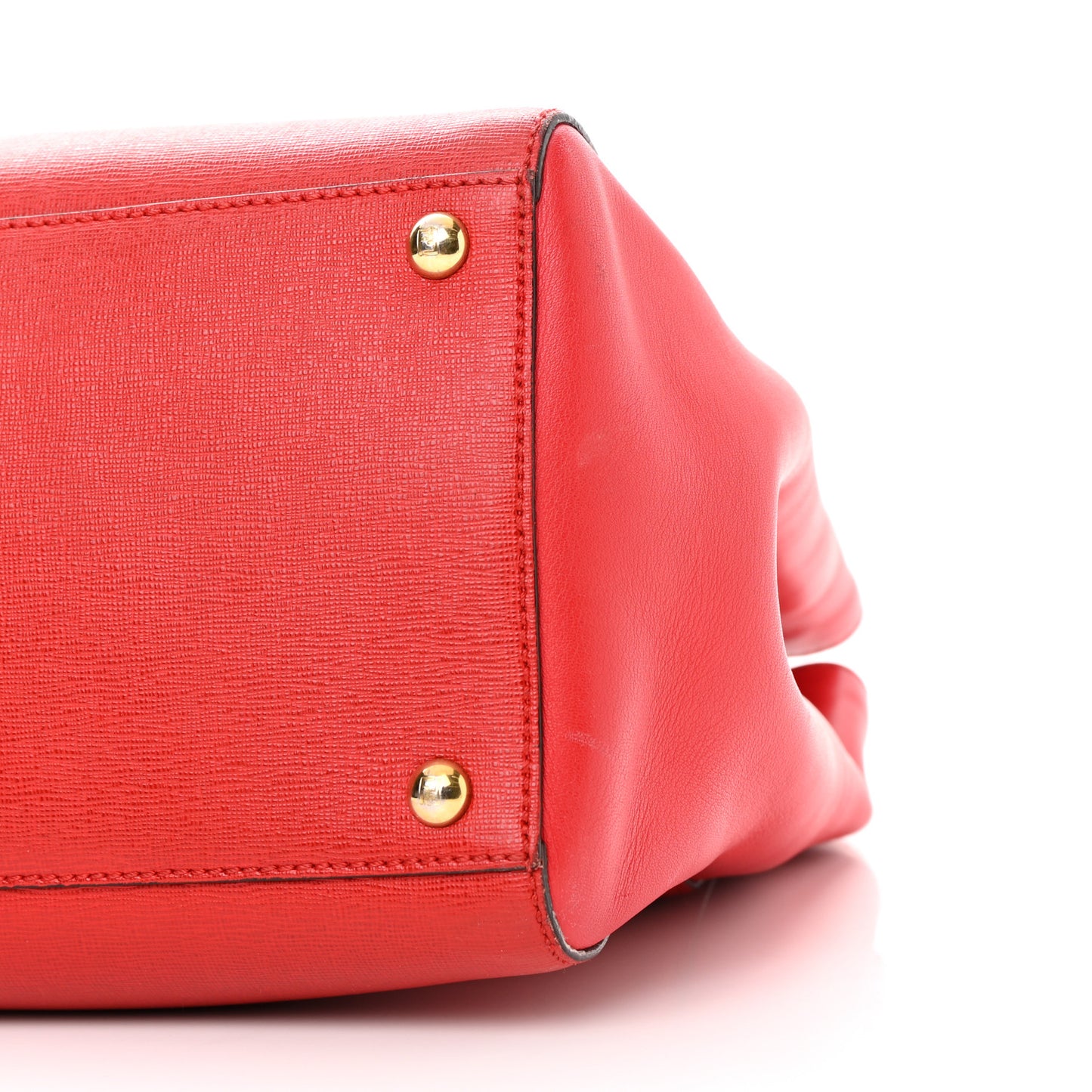 Vitello Elite Flamingo Regular 2Jours Tote Rosso Fiamma