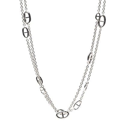 Hermes Sterling Silver Farandole Necklace 160 1 of 4