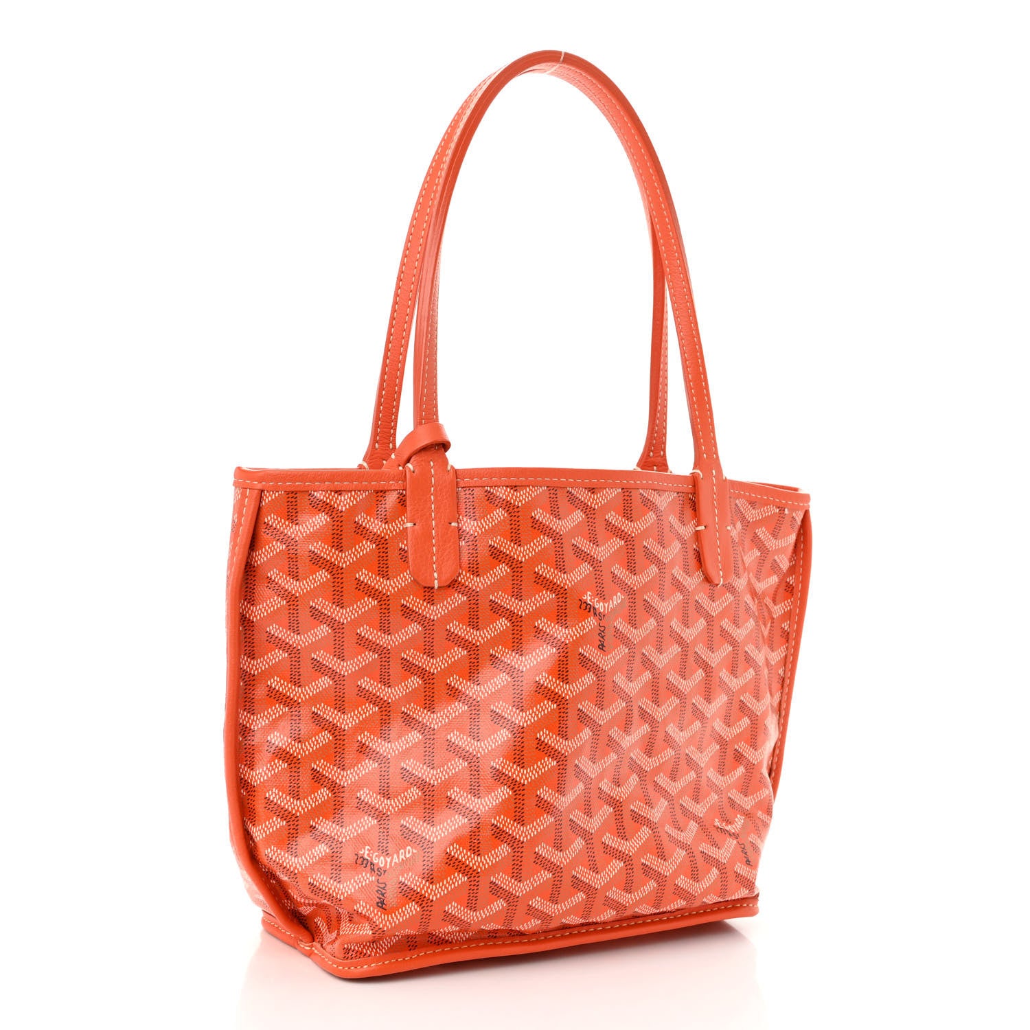 Goyard Goyardine Reversible Mini Anjou Orange Orange 4 of 18