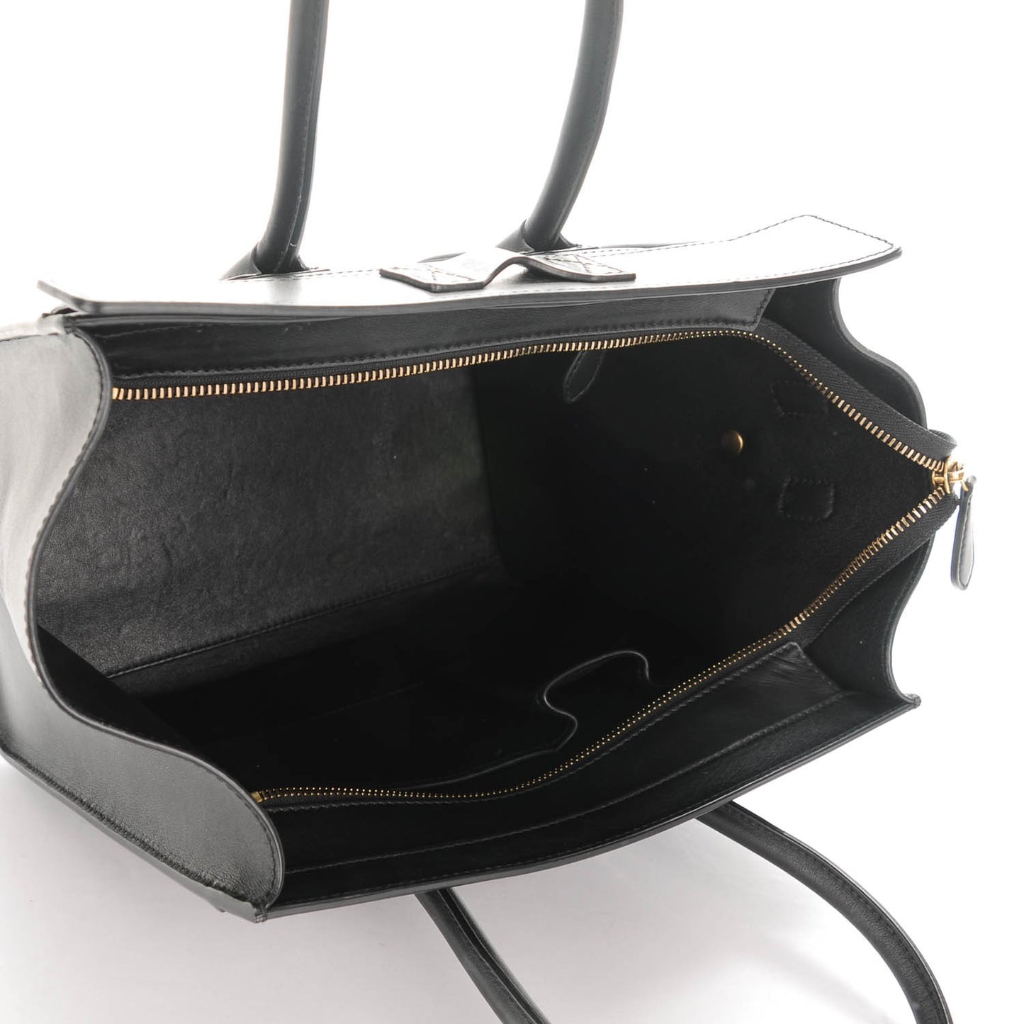 Smooth Calfskin Mini Luggage Black