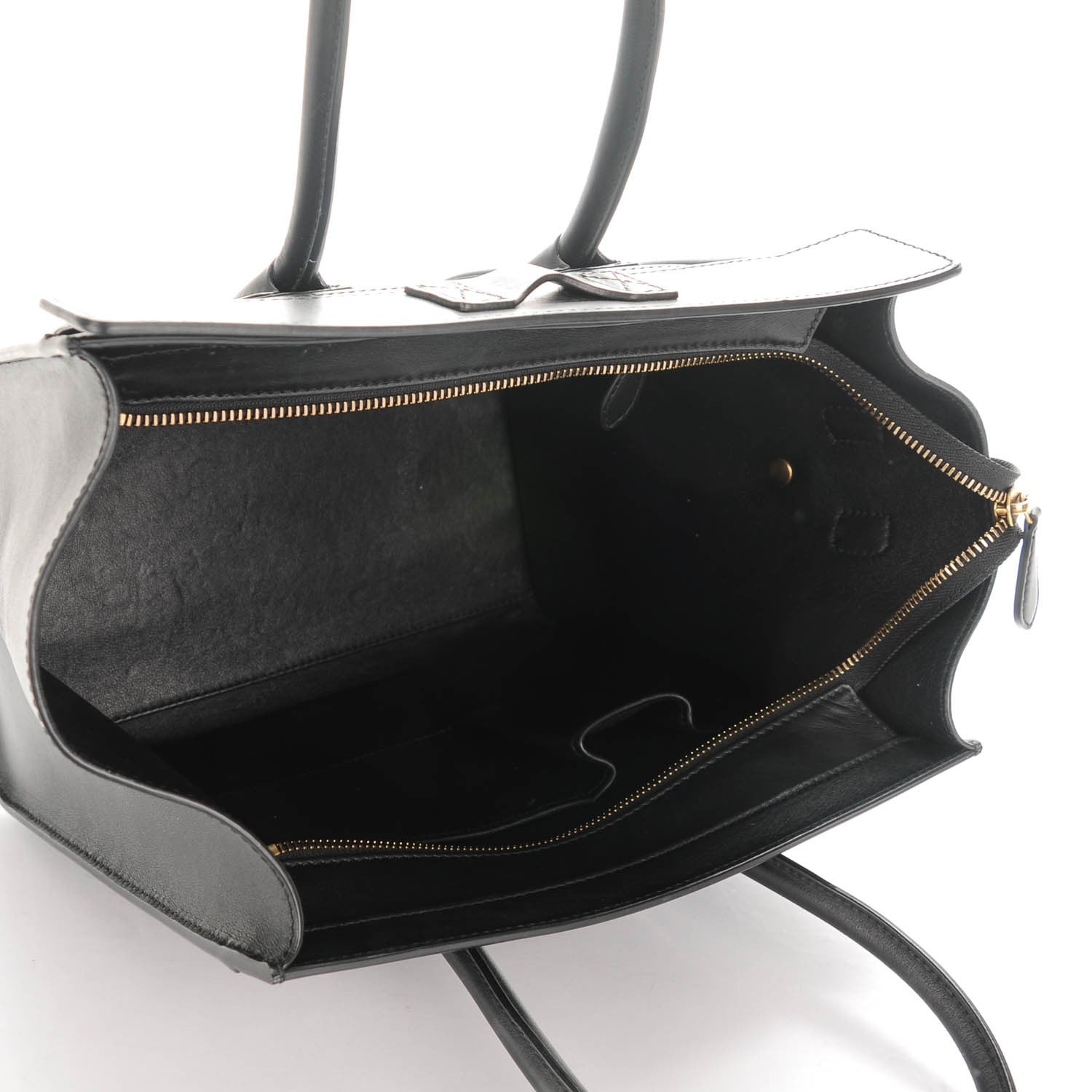 Celine Smooth Calfskin Mini Luggage Black 6 of 9