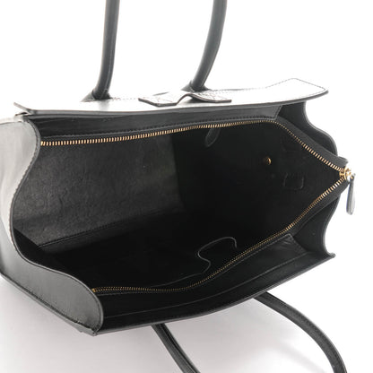Celine Smooth Calfskin Mini Luggage Black 6 of 9