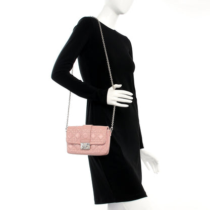 Christian Dior Patent Cannage New Lock Pouch Light Pink 2 of 9
