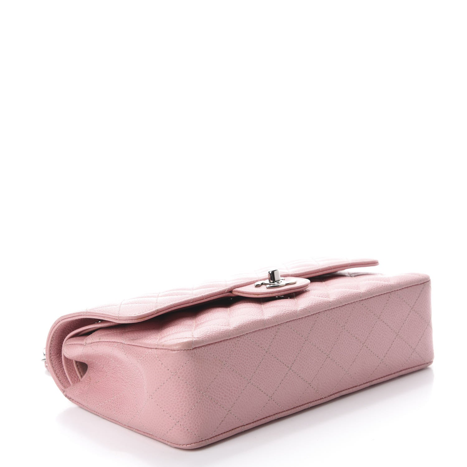 Chanel Caviar Quilted Medium Double Flap Pink 4 of 13