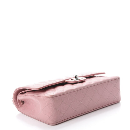 Chanel Caviar Quilted Medium Double Flap Pink 4 of 13