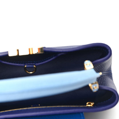 Louis Vuitton Taurillon Enamel Flower Chain Capucines BB Blue 5 of 9