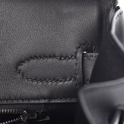 Hermes Swift Birkin 30 Black 12 of 40
