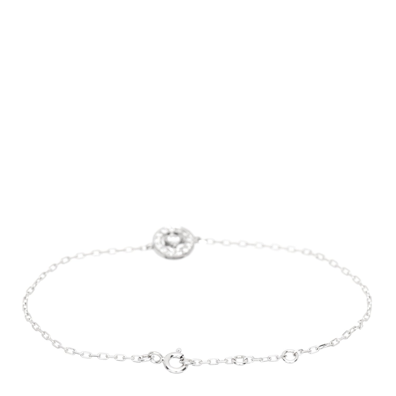 Boucheron 18K White Gold Diamond Ava Round Bracelet 3 of 4