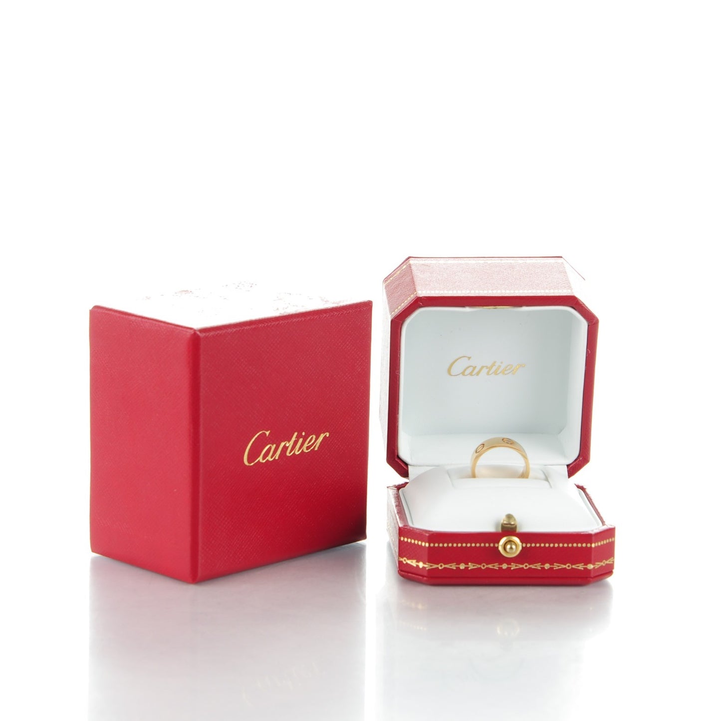 18K Yellow Gold 5.5mm LOVE Ring 49 4.75