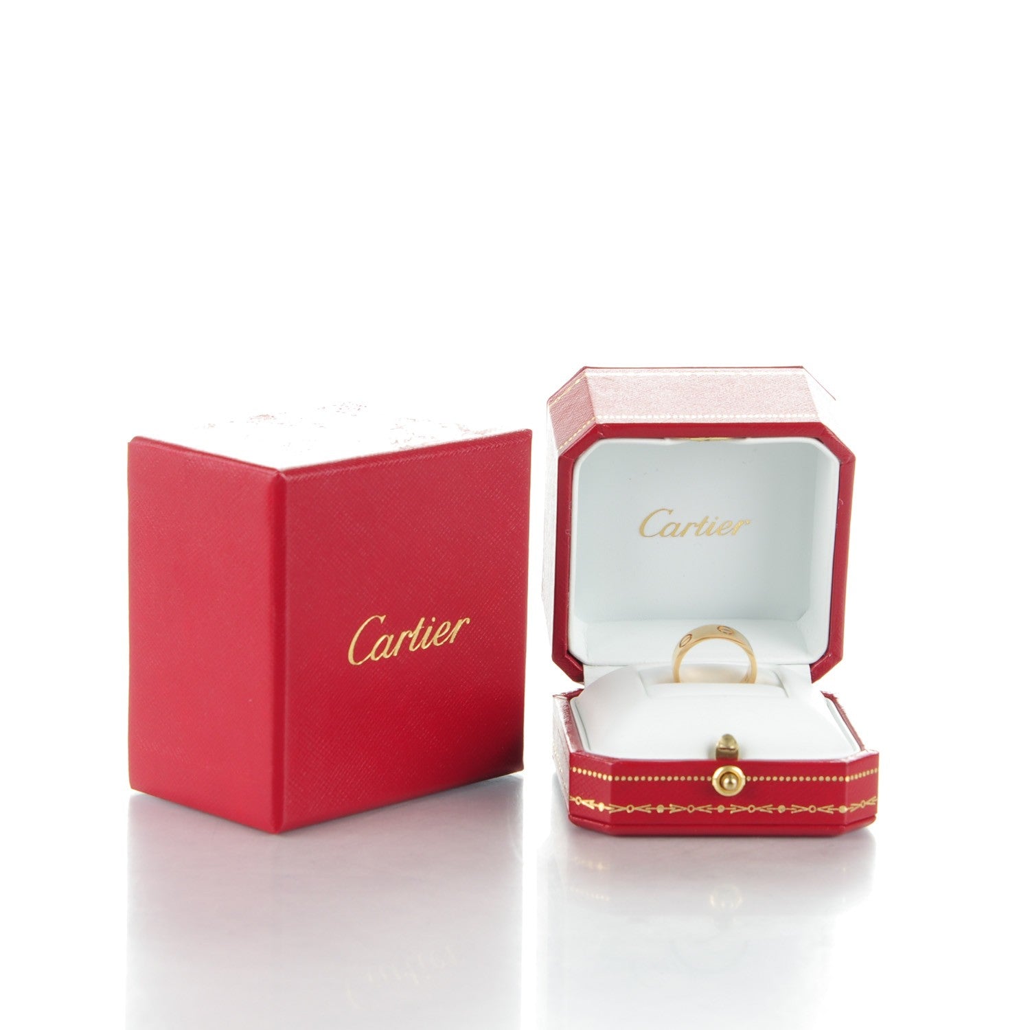 Cartier 18K Yellow Gold 5.5mm LOVE Ring 49 4.75 5 of 5