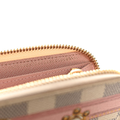 Louis Vuitton Damier Azur Summer Trunks Clemence Wallet 8 of 10