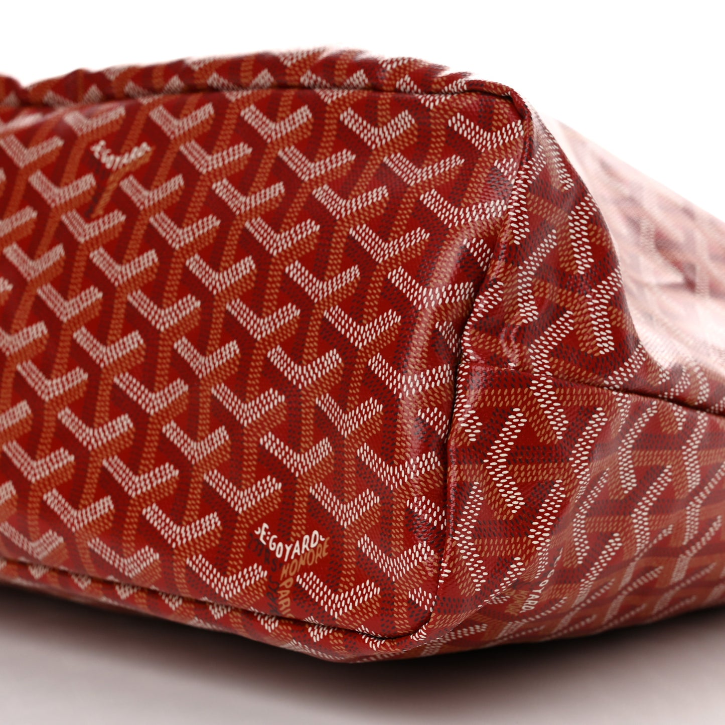 Goyardine Boheme Hobo Red
