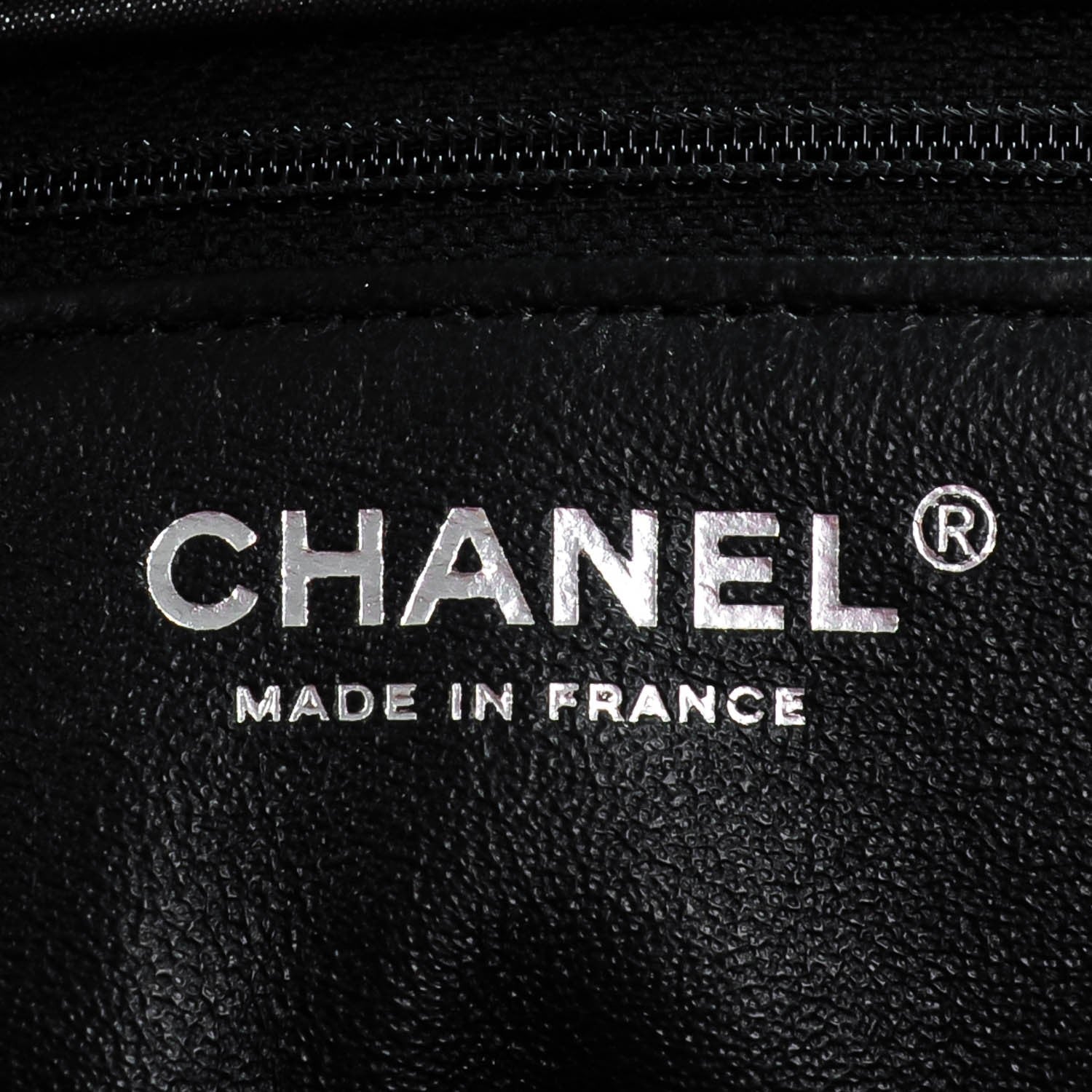 Chanel Iridescent Calfskin CC East West Shopping Tote Black 6 of 7