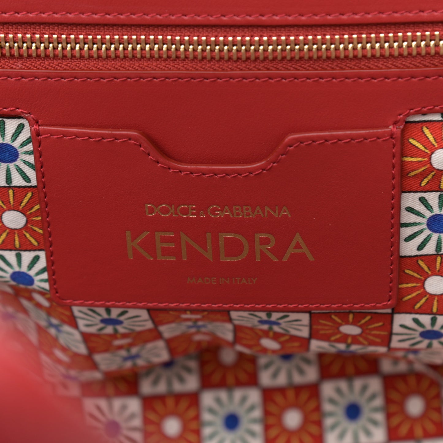 Woven Raffia Lizard Kendra Logo Tote Red Multicolor