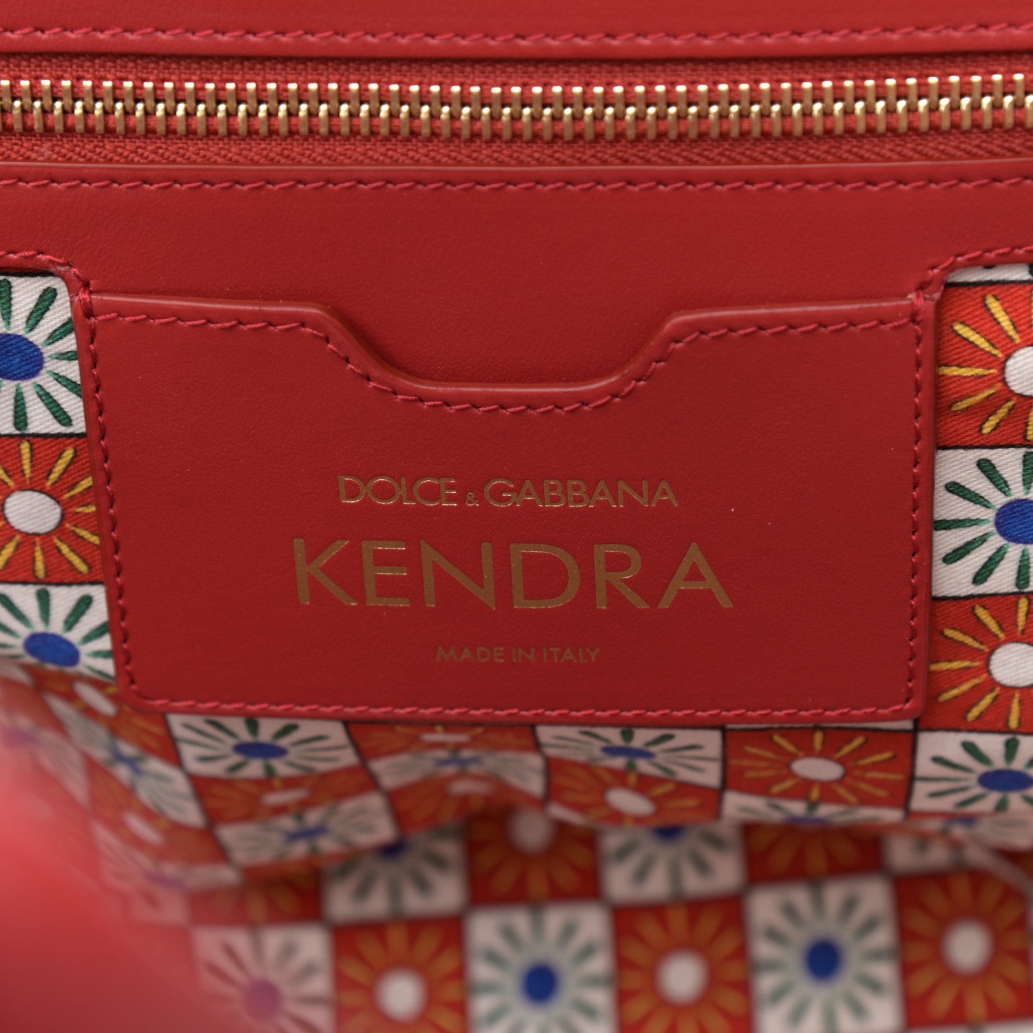 Dolce & Gabbana Woven Raffia Lizard Kendra Logo Tote Red Multicolor 6 of 10