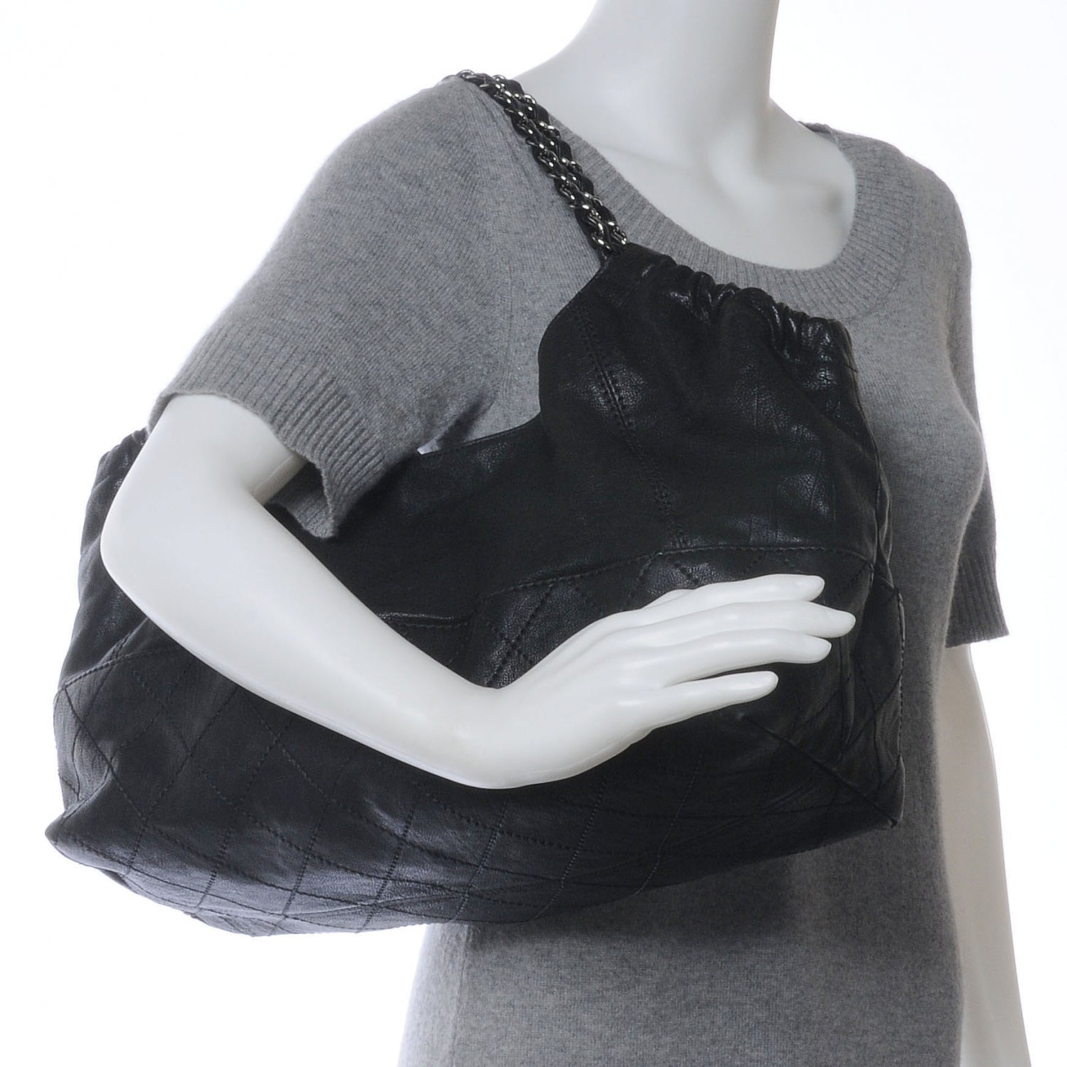 Chanel Calfskin Baby Coco Cabas Black 2 of 8