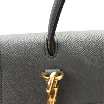 Celine Grained Calfskin Mini Belt Bag Grey 10 of 11
