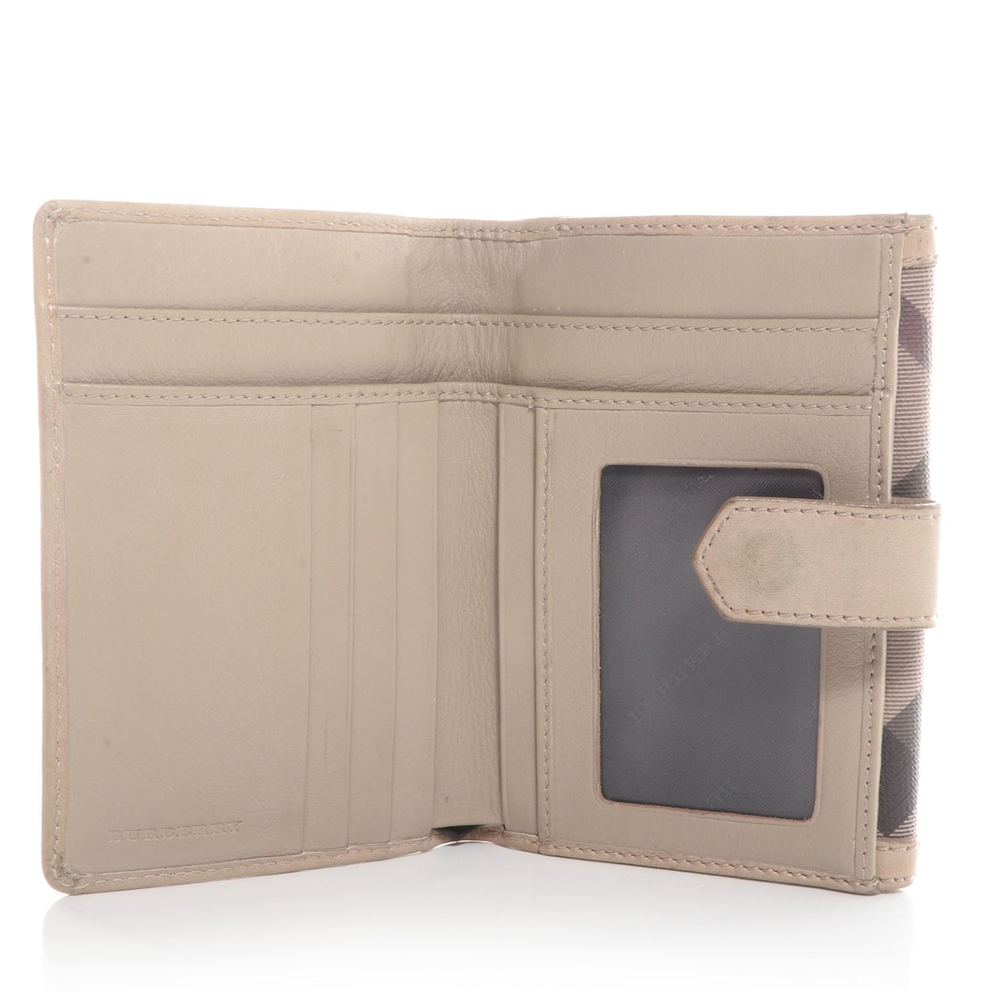 Smoked Check Compact Wallet