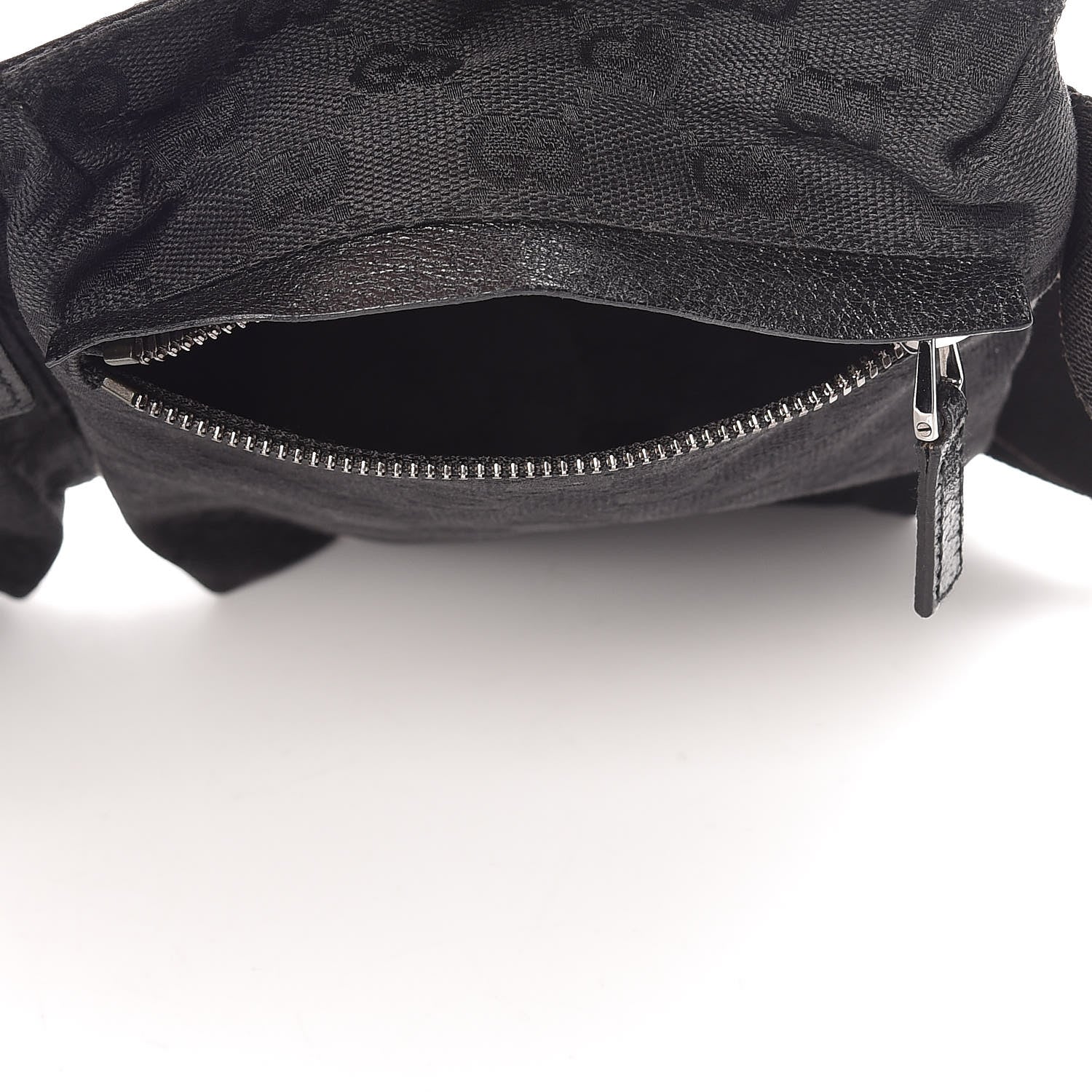 Gucci GG Monogram Double Pocket Belt Bag Black 7 of 15