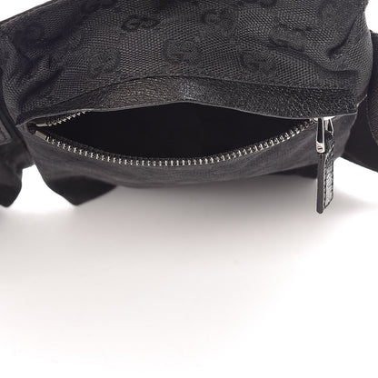Gucci GG Monogram Double Pocket Belt Bag Black 7 of 15