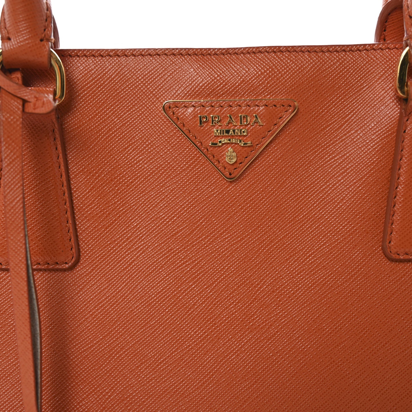 Saffiano Lux Large Tote Papaya