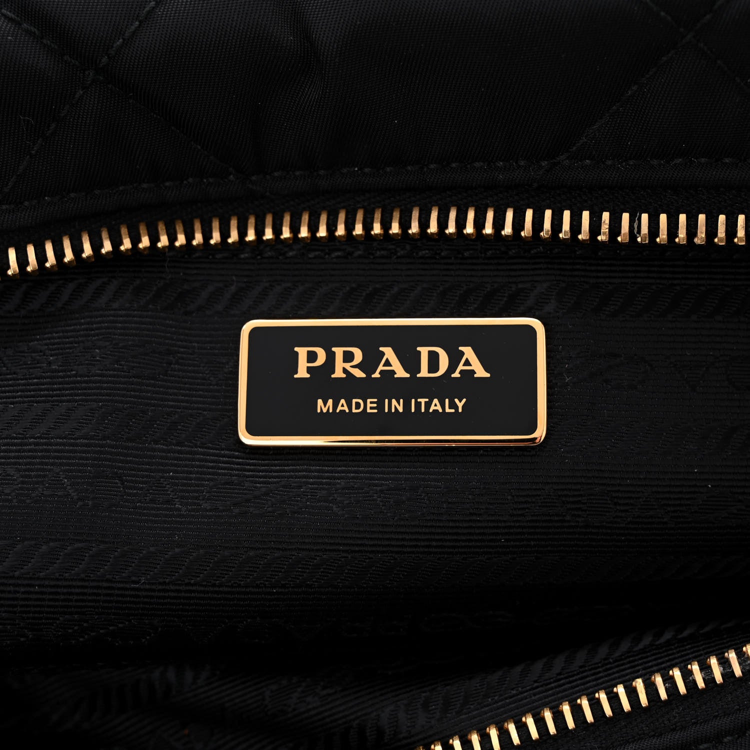 Prada Re-Nylon Impuntu Quilted Re-Edition 1995 Chaine Medium Tote Bag Black 6 of 10
