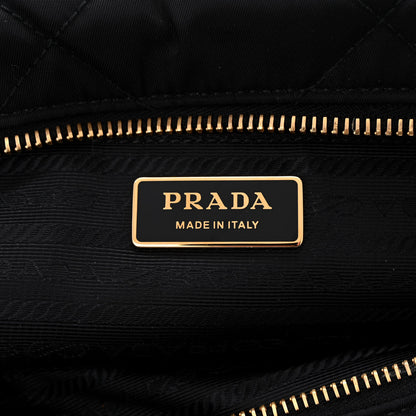 Prada Re-Nylon Impuntu Quilted Re-Edition 1995 Chaine Medium Tote Bag Black 6 of 10