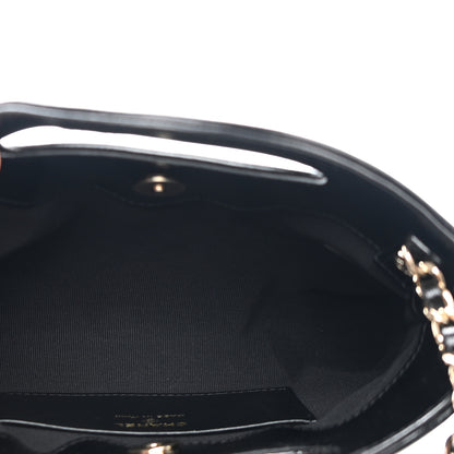Chanel Shiny Crumpled Calfskin Quilted Nano 31 Shopping Bag Black 5 of 11