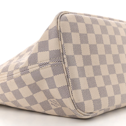 Louis Vuitton Damier Azur Neo Neverfull MM Rose Ballerine 9 of 13