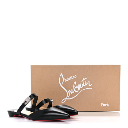 Christian Louboutin Nappa Choc Lock Flats 36 Black 9 of 9