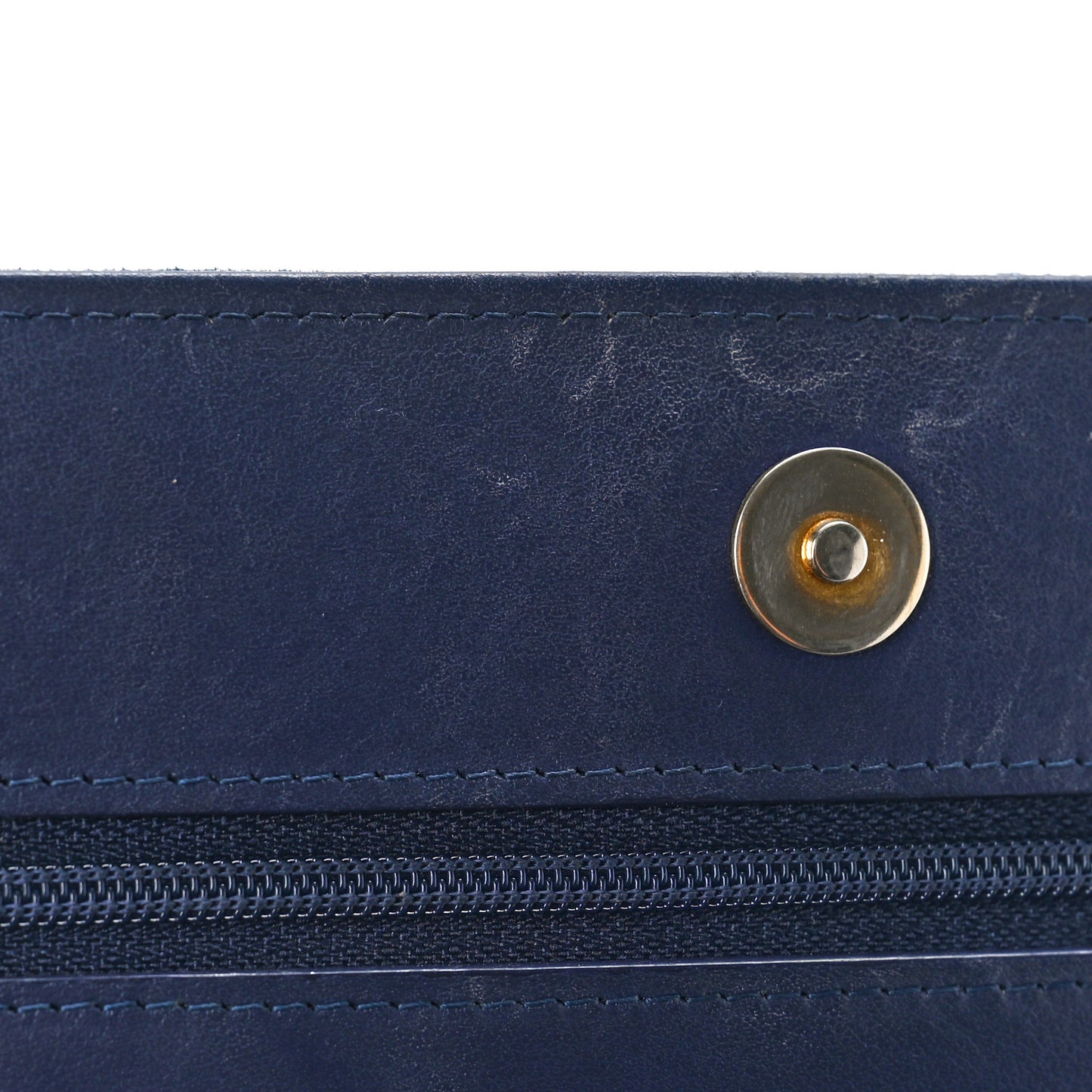 Denim Quilted Chanel 19 Wallet On Chain WOC Blue