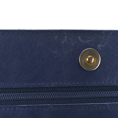 Chanel Denim Quilted Chanel 19 Wallet On Chain WOC Blue 11 of 11