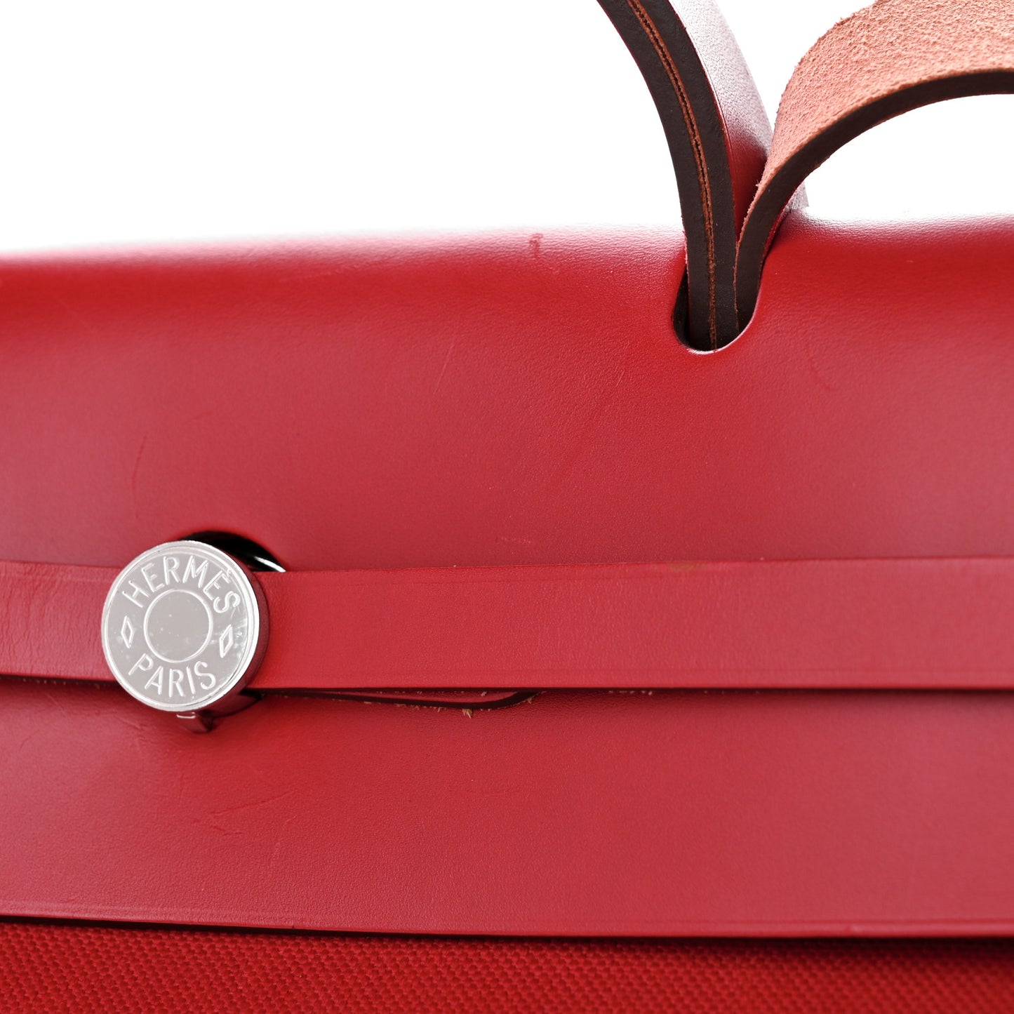 Military Toile Vache Hunter Herbag Zip Retourne Cabine Bag Rouge Piment