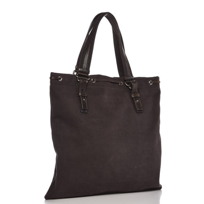 Saint Laurent Canvas Kahala Tote Brown 3 of 10