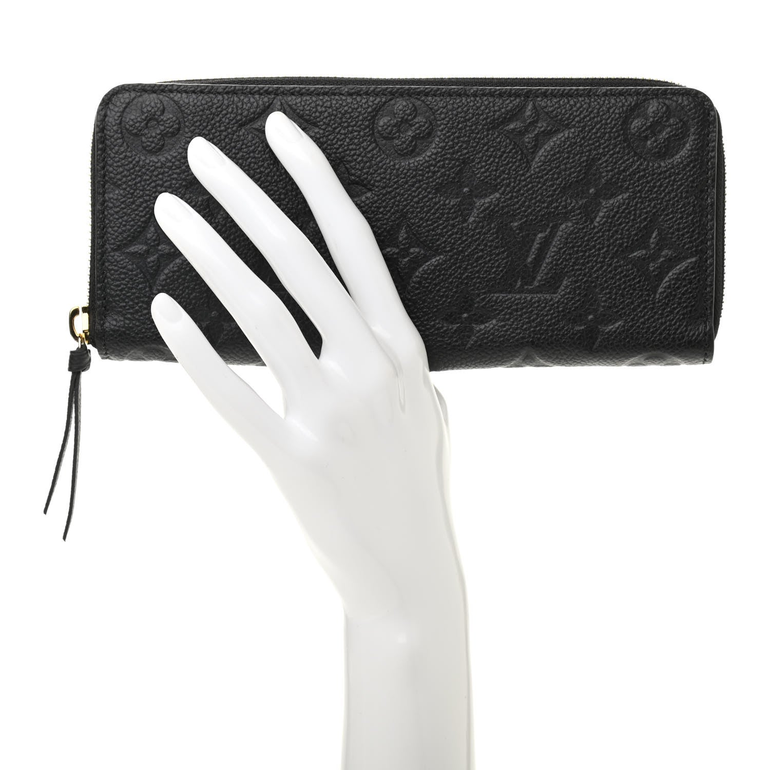 Louis Vuitton Empreinte Clemence Wallet Black 2 of 7