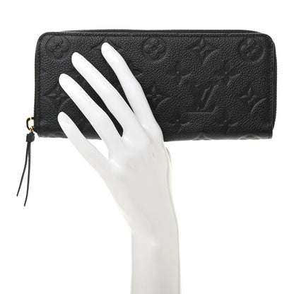 Louis Vuitton Empreinte Clemence Wallet Black 2 of 7