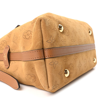 Louis Vuitton Suede Mahina CarryAll PM Beige 10 of 11