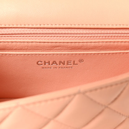 Chanel Lambskin Quilted Mini Rectangular Flap Light Pink 6 of 11